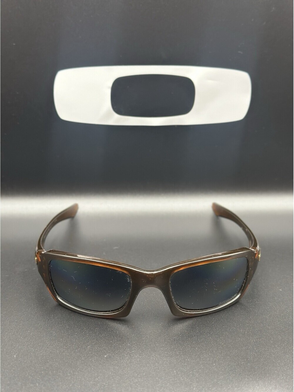 Oakley Fives Squared Rootbeer/Black Iridium Polarized Ducati Lenses